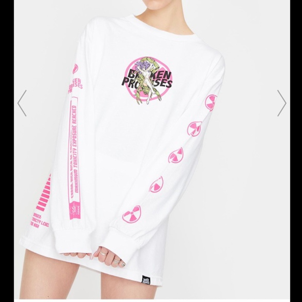 broken promises long sleeve tee